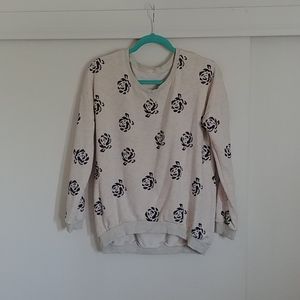 Creme Rose Sweatshirt